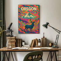 OregonS Vibrant Wilderness Poster