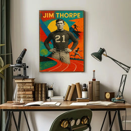 Jim Thorpe Athletic Legend Poster