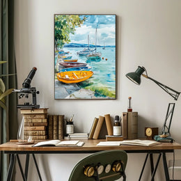 Hungary Lake Balaton Lakeside View Poster