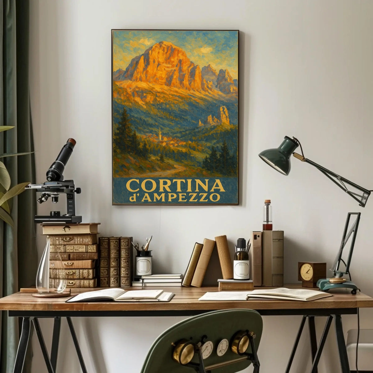 Cortina DAmpezzo Landscape Poster