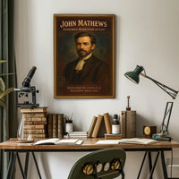 John Mathews Esteemed Barrister Poster