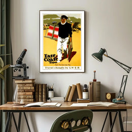 East Coast Types The Deck-Chair Man Poster