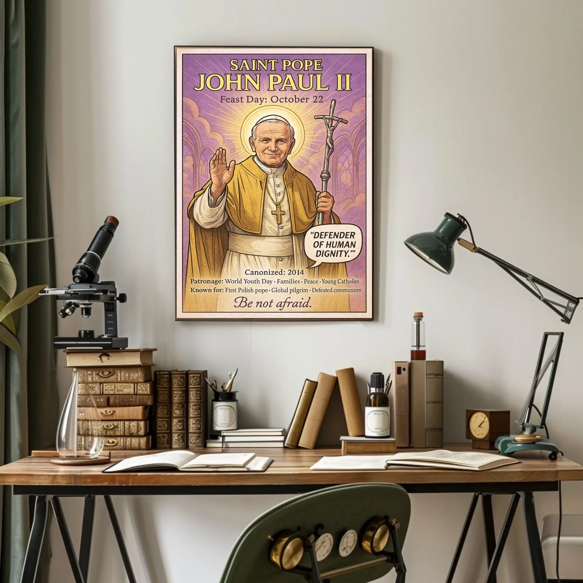 Saint Pope John Paul II Poster PosterGoat