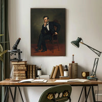 Abraham Lincoln Full Body Standing Photo Poster PosterGoat