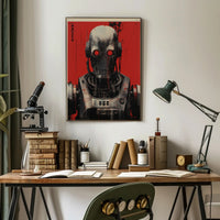 Futuristic Robot Design Poster
