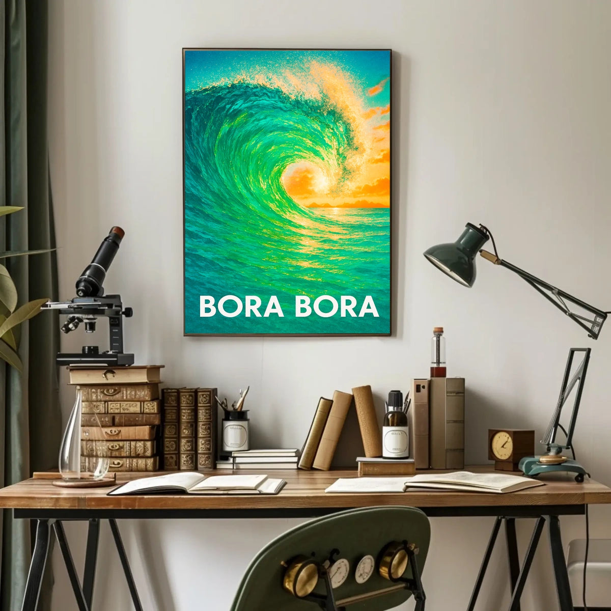 Bora Bora Wave Poster
