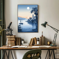 Tranquil Coastal Evening Poster PosterGoat