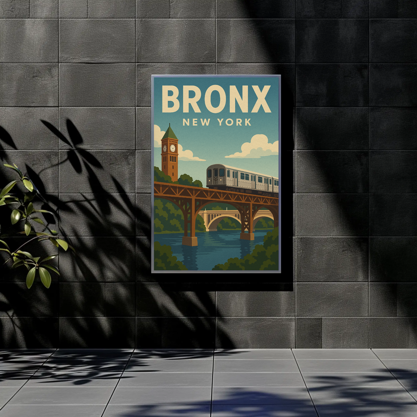 Bronx Bound: Crossing the Harlem River New York Poster