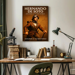 Hernando de Soto Explorer of the New World Poster PosterGoat