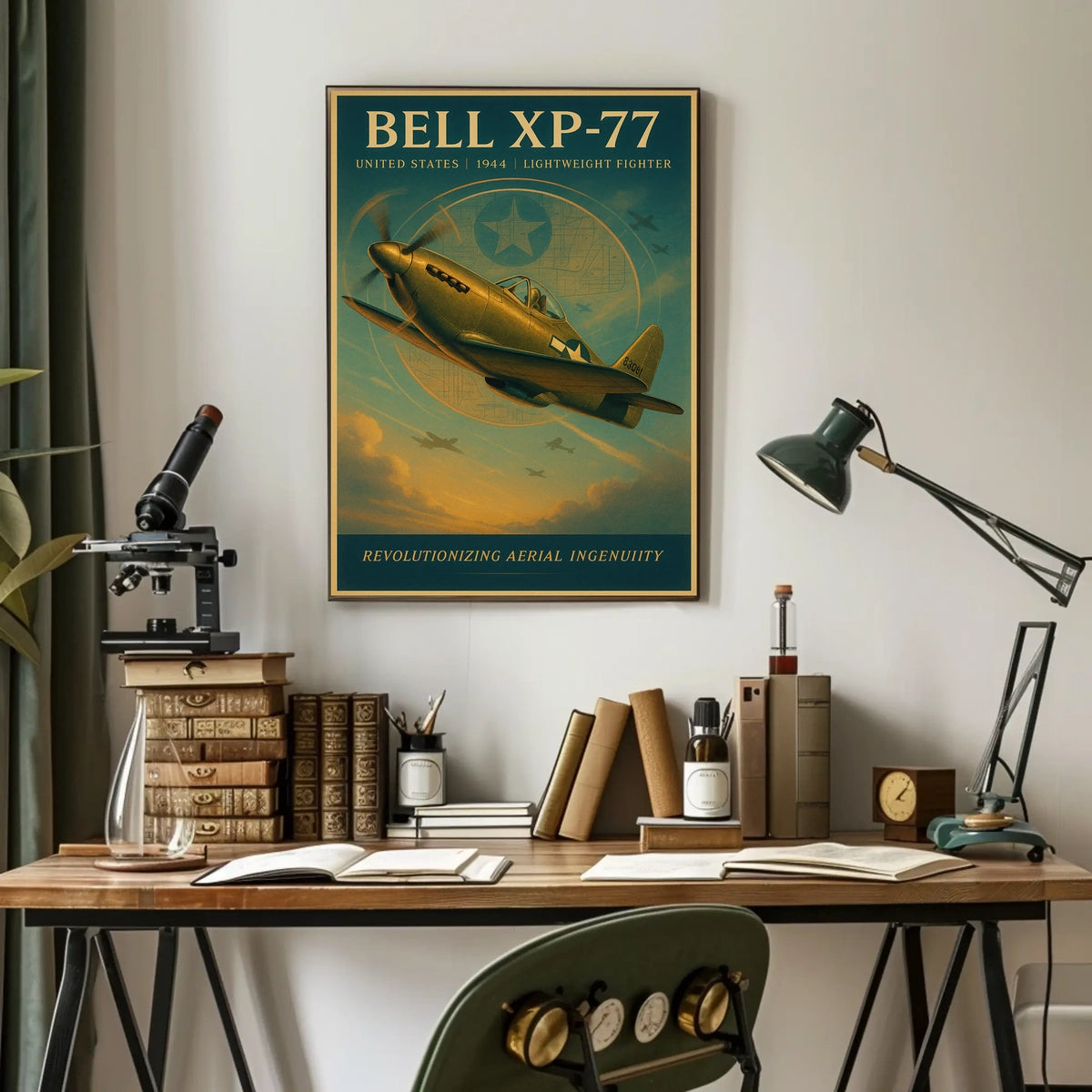 Bell XP-77 Lightweight Fighter Poster