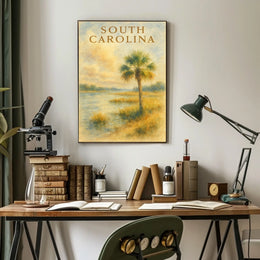 South Carolina Landscape Poster