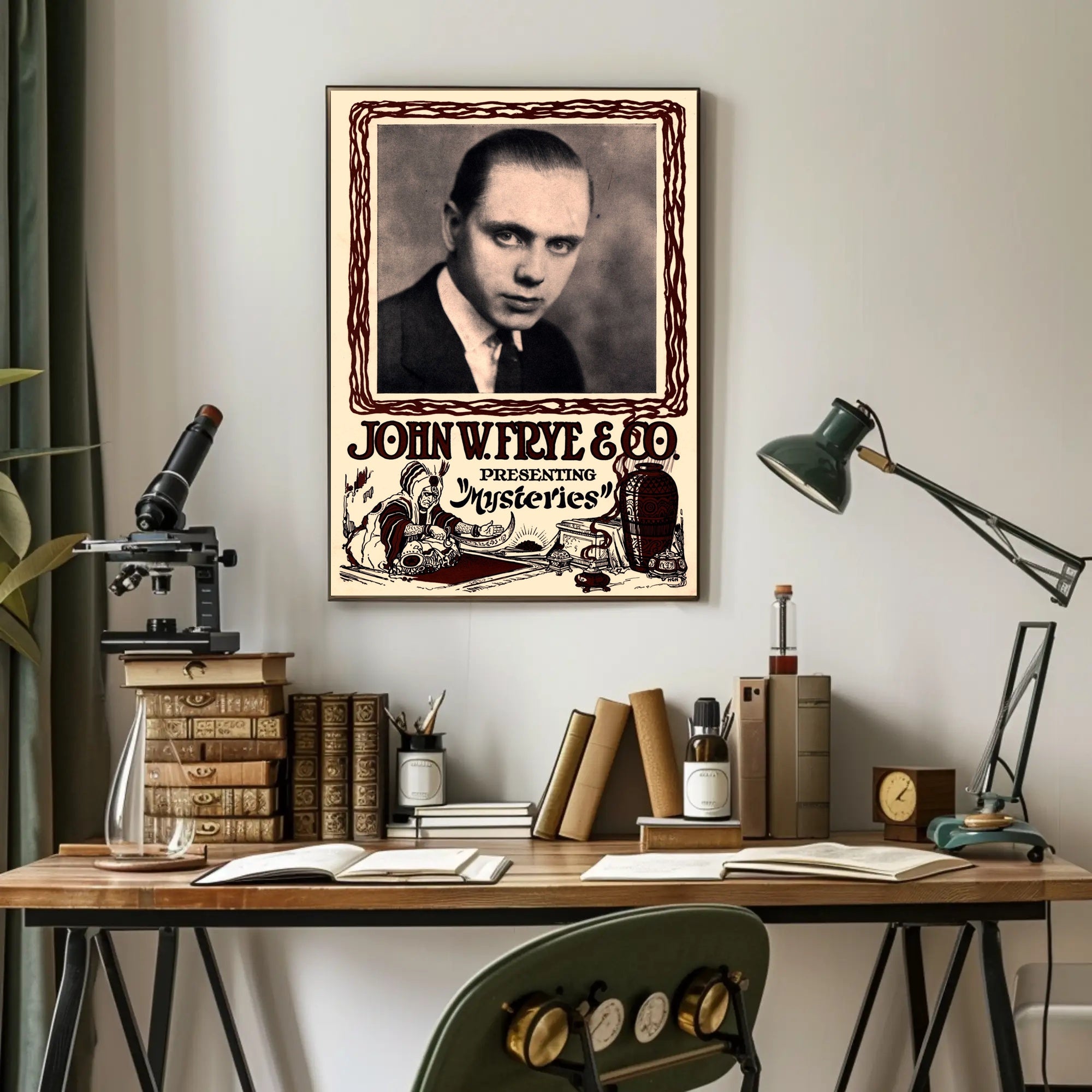 Mystery and Magic Show Vintage Poster