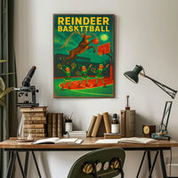 Reindeer Basketball Extravaganza Poster