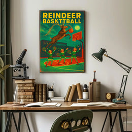 Reindeer Basketball Extravaganza Poster