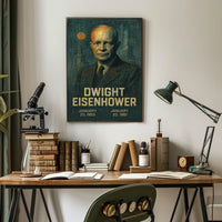 Eisenhower Legacy Abstract Art Historical or Presidential Poster