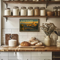 Hayward Travel Poster Where Innovation Meets Tradition