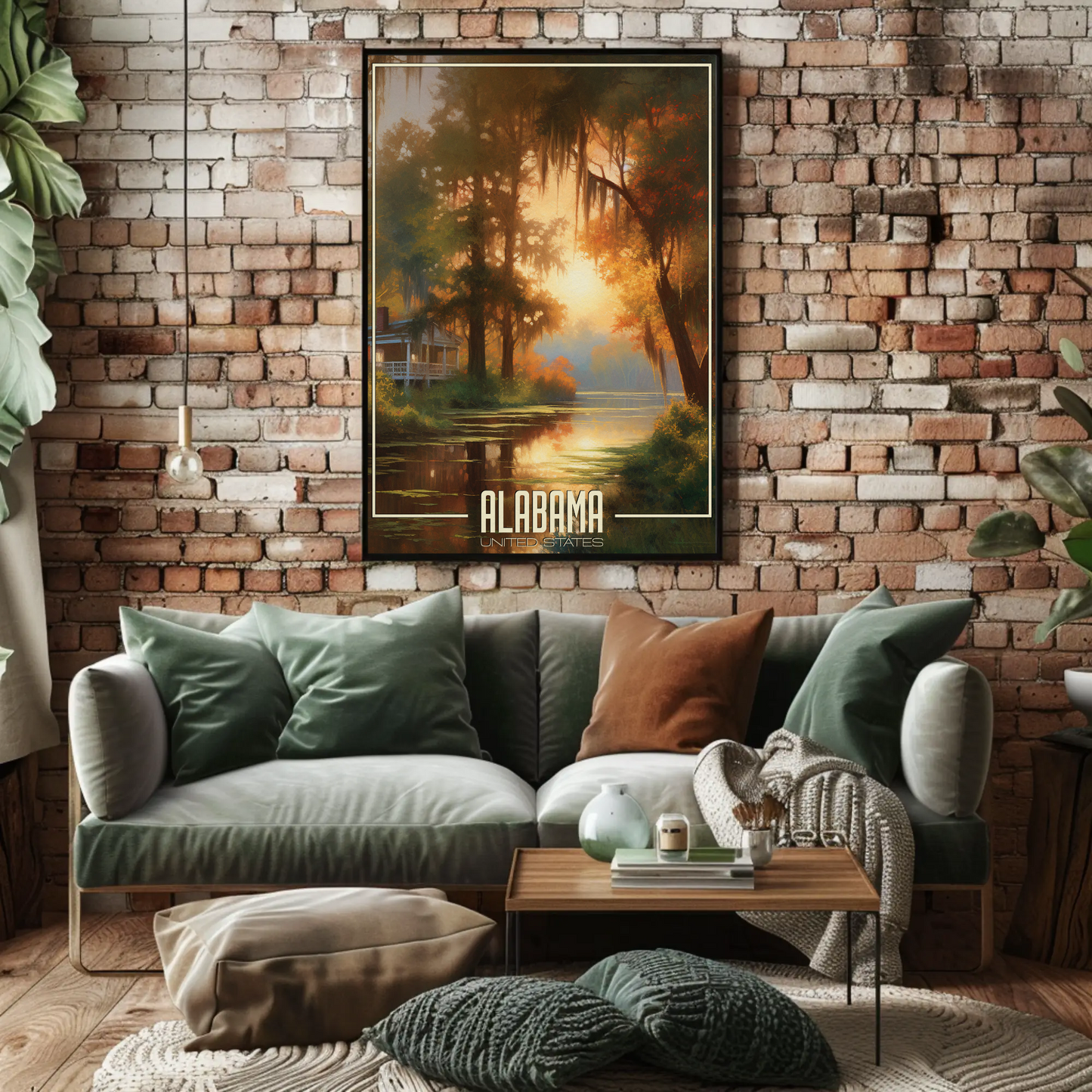 Alabama Vintage Poster
