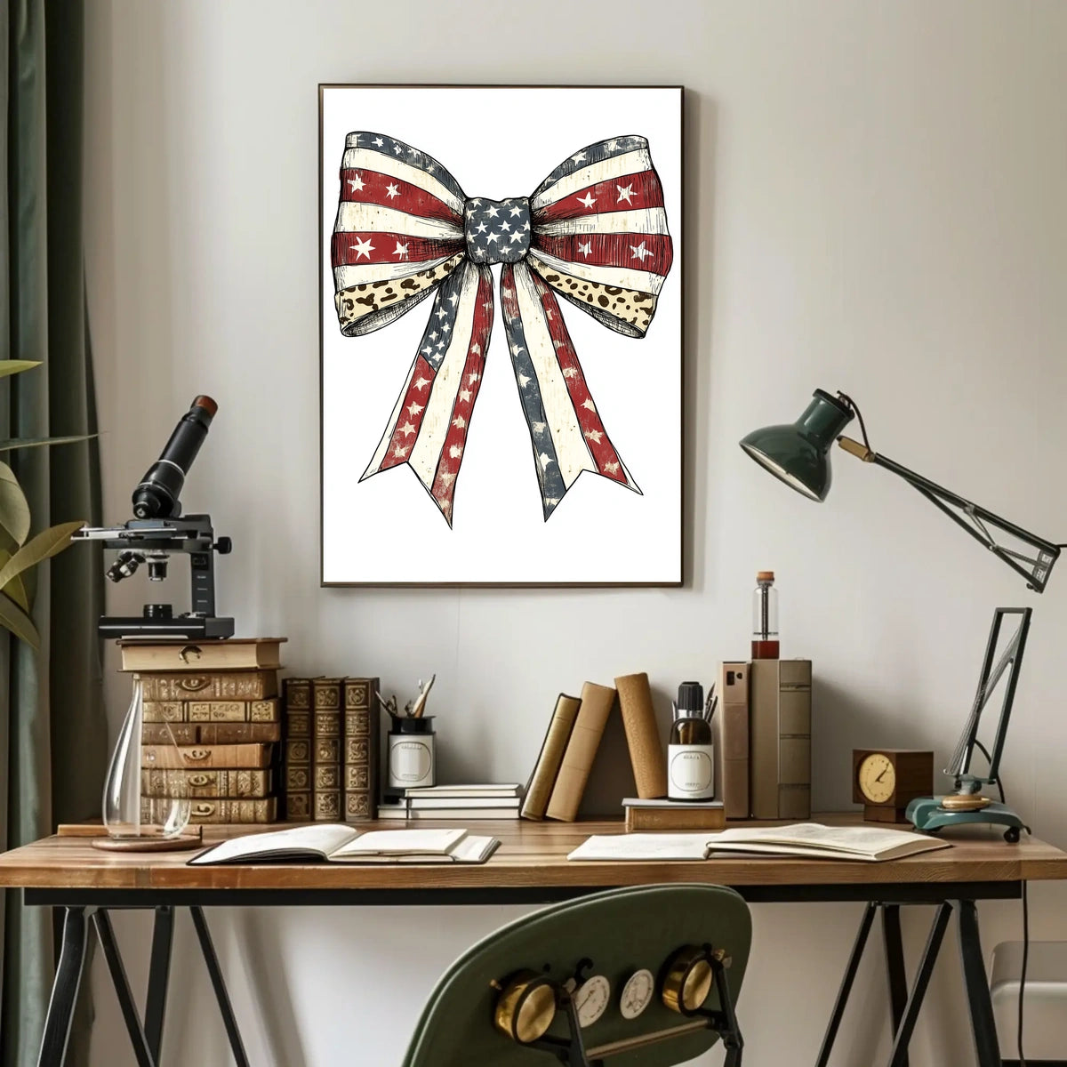 patriotic bow Poster