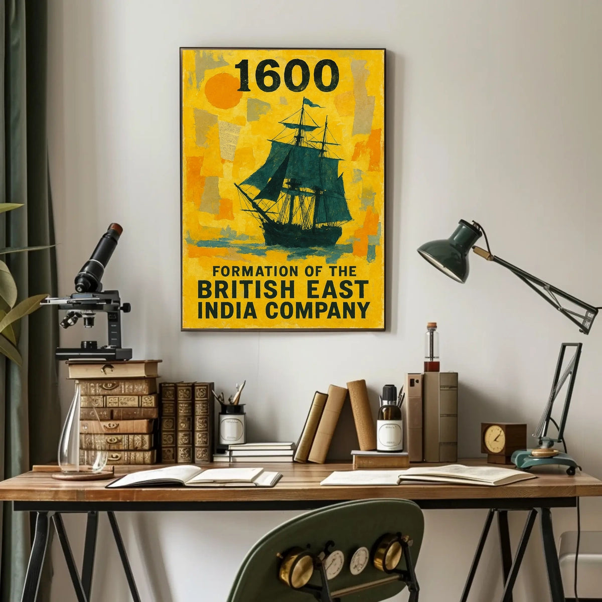Formation of the British East India Company Poster