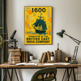 Formation of the British East India Company Poster