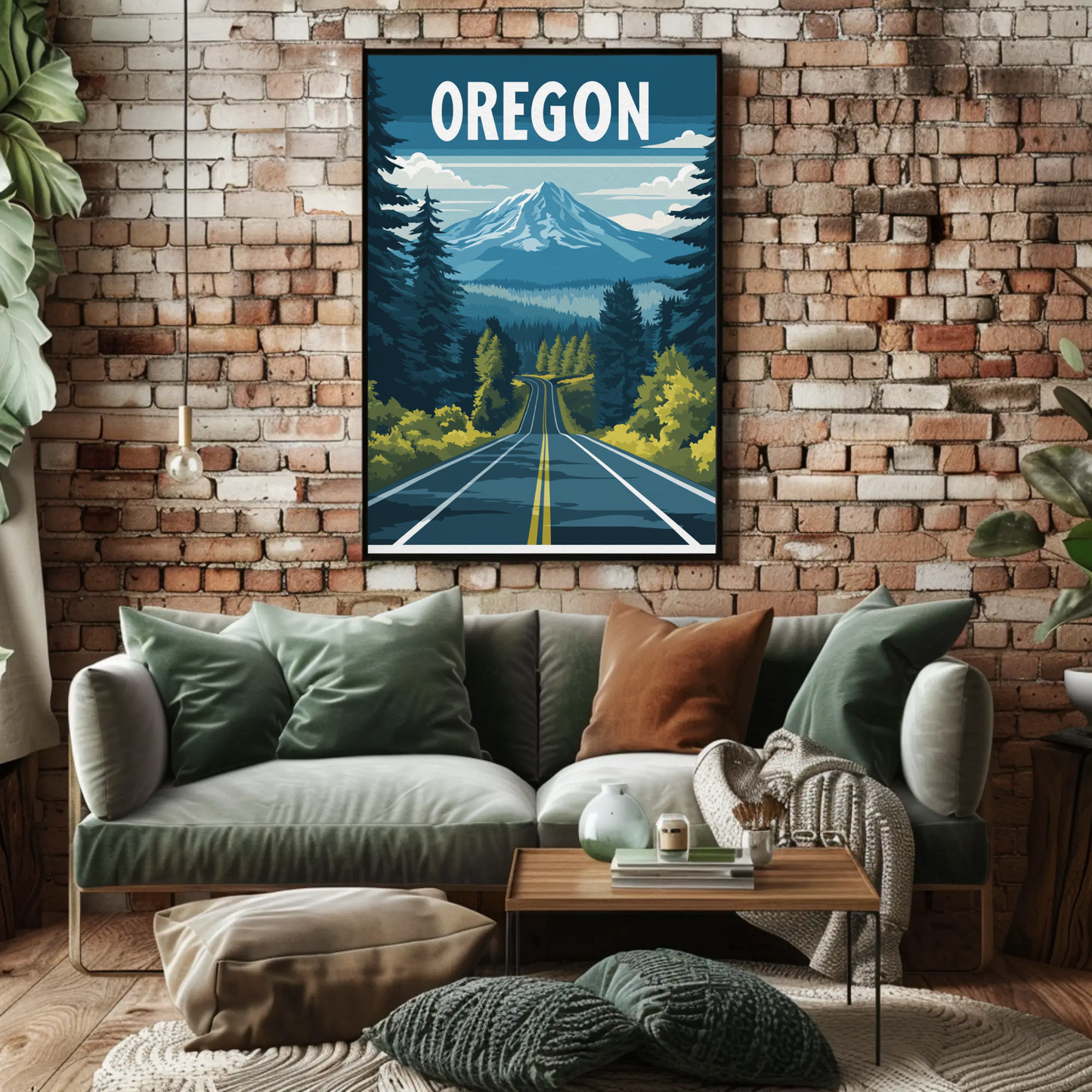 Oregon Vintage Poster