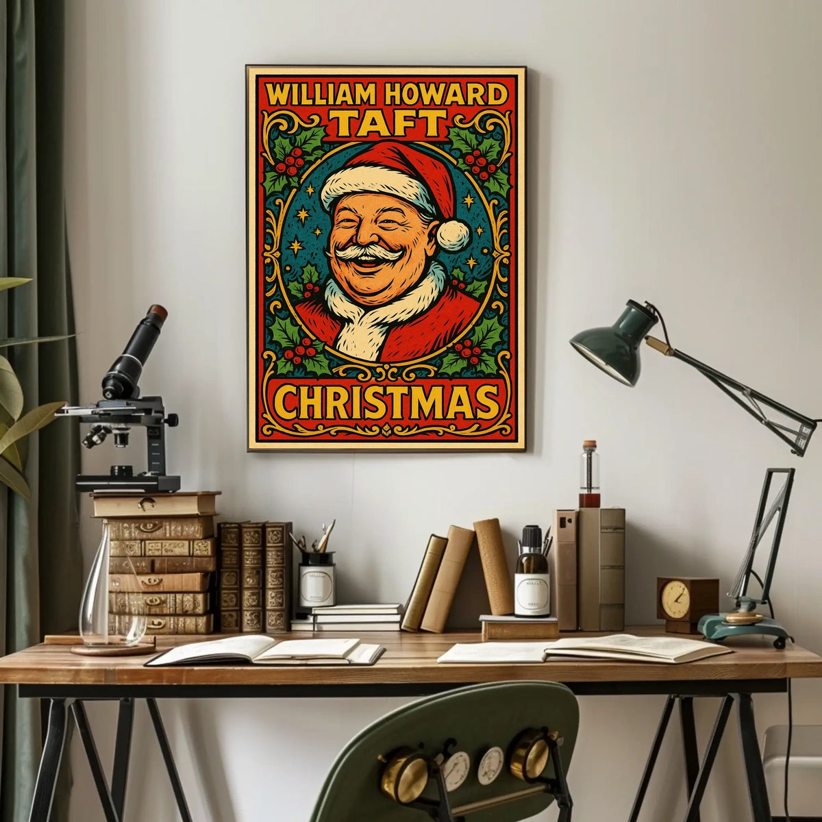 William Howard Taft Christmas Poster