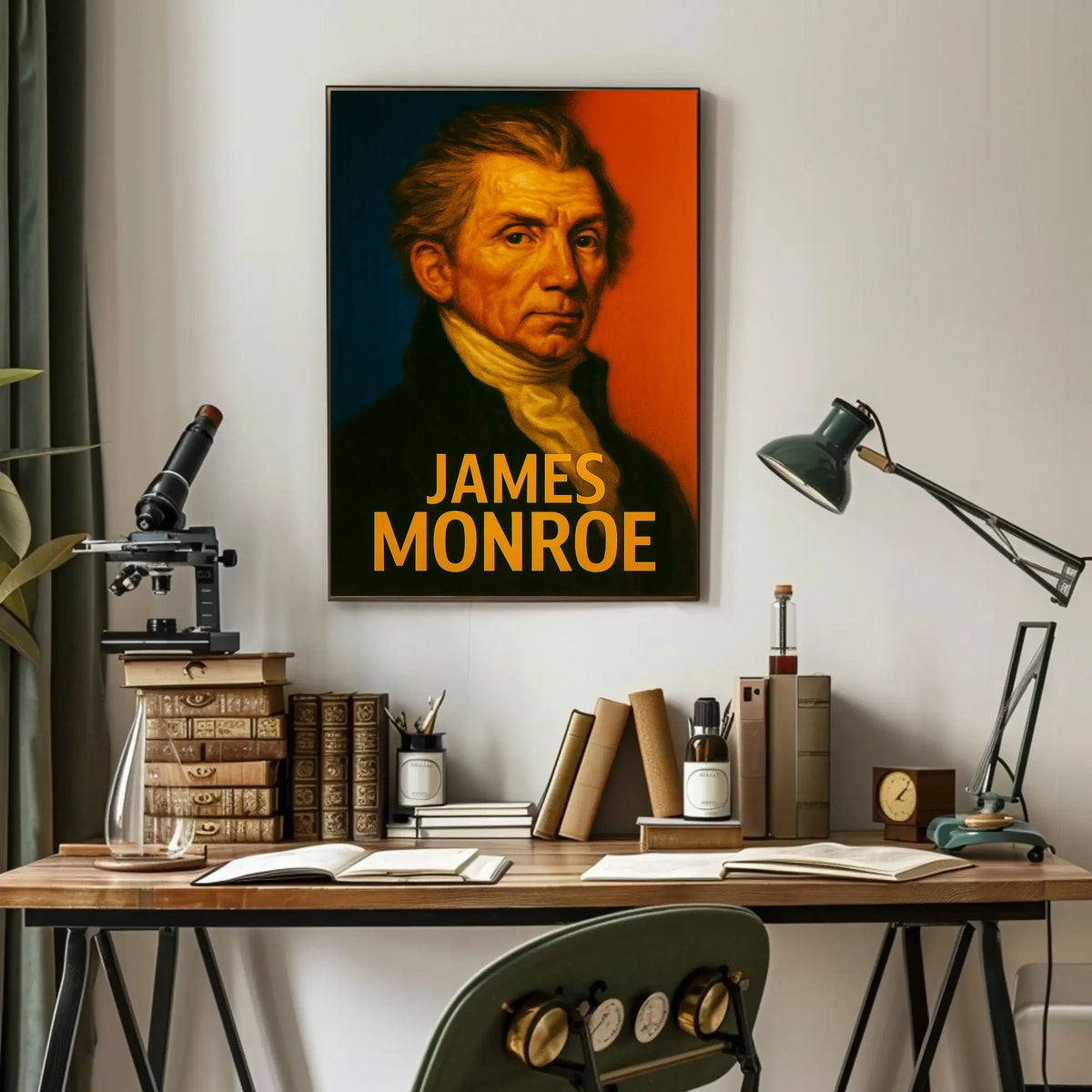 James Monroe Heritage Travel Poster