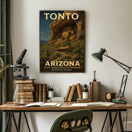 Tonto Cliff Dwellings And Museum Poster