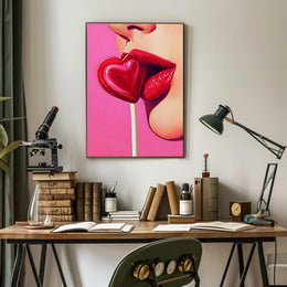 Sweet Temptation Pop Art Wall Poster Print