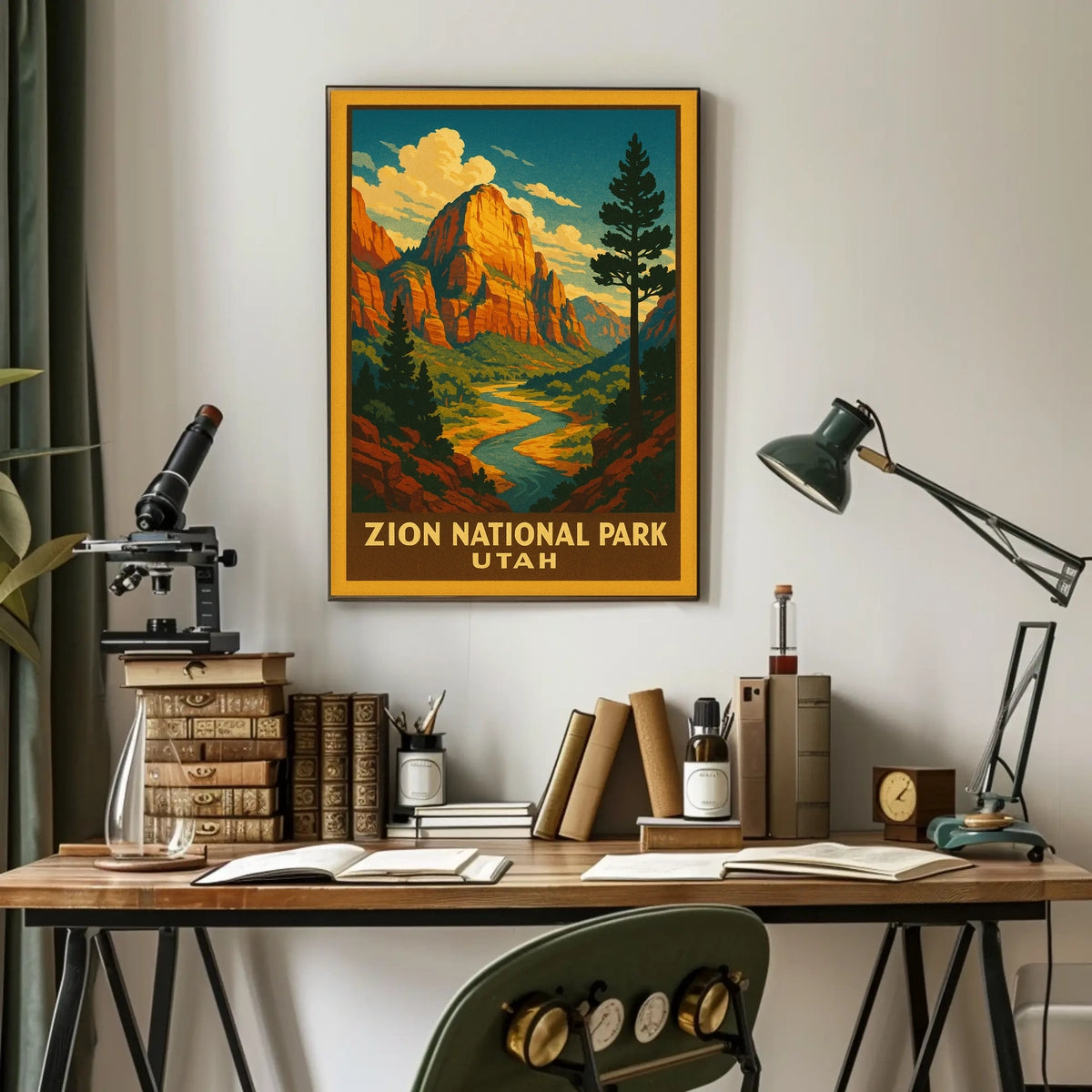 Zion National Park Utah Poster
