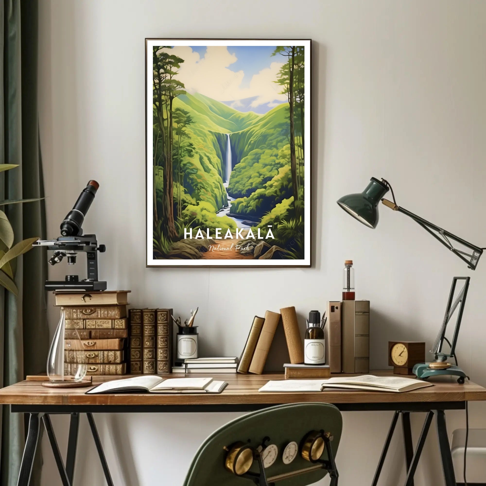 Haleakala National Park Scenic Poster Wall Art