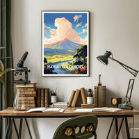 Hawaii Volcanoes National Park Scenic Poster Print