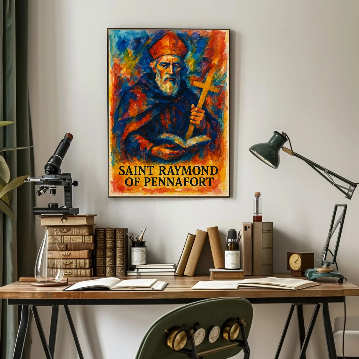 Saint Raymond Of Pennafort Poster