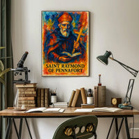 Saint Raymond Of Pennafort Poster