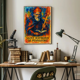 Saint Raymond Of Pennafort Poster