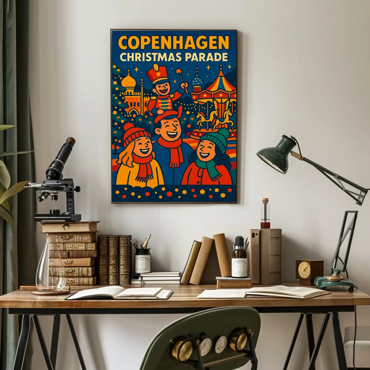 Copenhagen Christmas Parade Poster