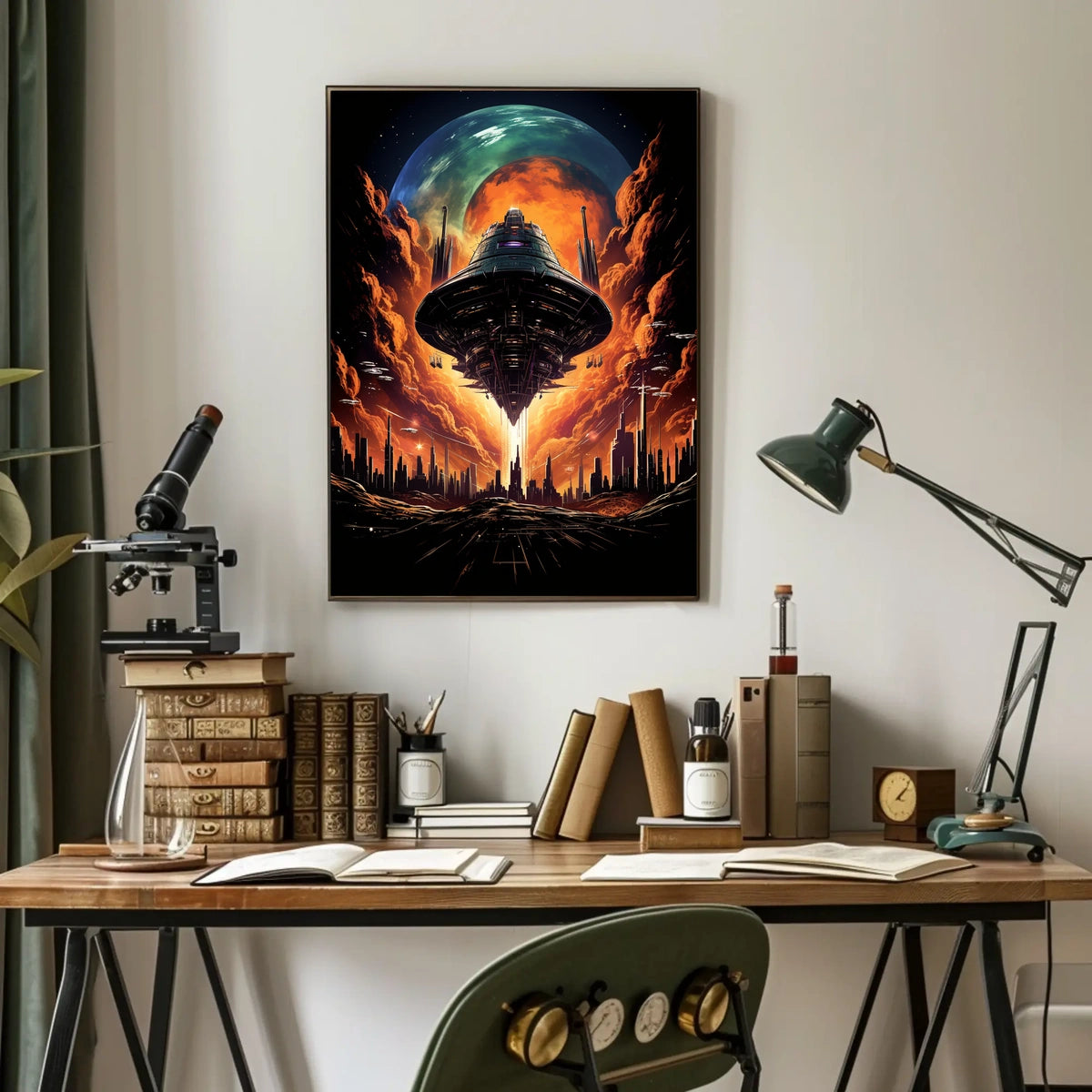Cosmic Arrival Poster