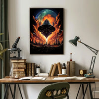 Cosmic Arrival Poster