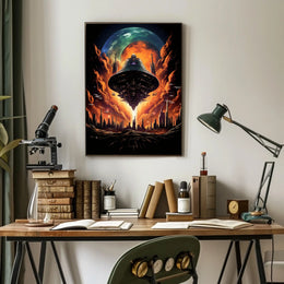 Cosmic Arrival Poster