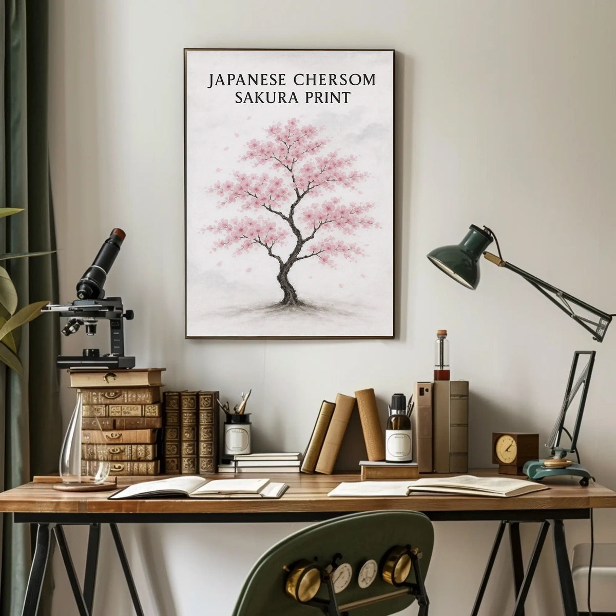 Japanese Sakura Print Poster