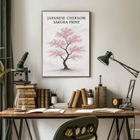Japanese Sakura Print Poster