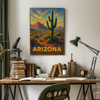 Arizona Desert Landscape Poster