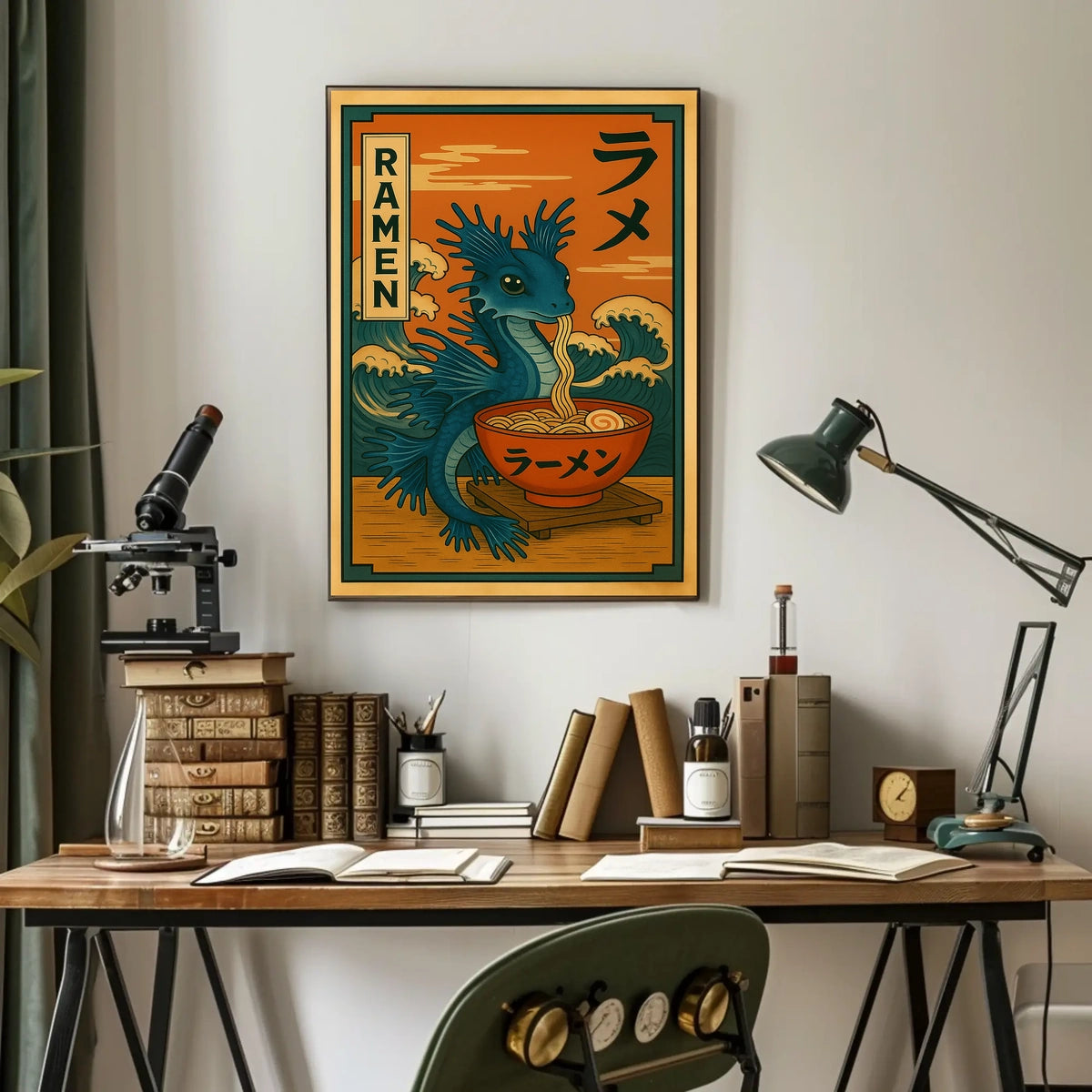 Ramen Dragon Delight Poster