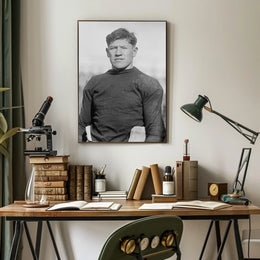 Vintage Athlete Portrait Poster