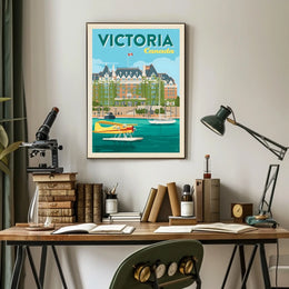 Victoria, Canada Travel Poster