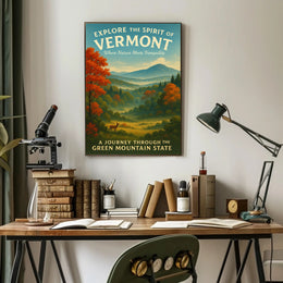 Explore The Spirit Of Vermont Poster Art