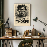 Jim Thorpe Portrait Poster
