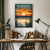 Okavango Delta Botswana Poster