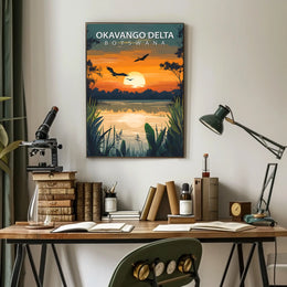 Okavango Delta Botswana Poster