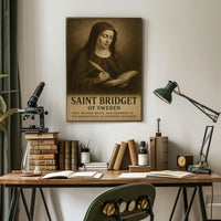 Saint Bridget Of Sweden Poster